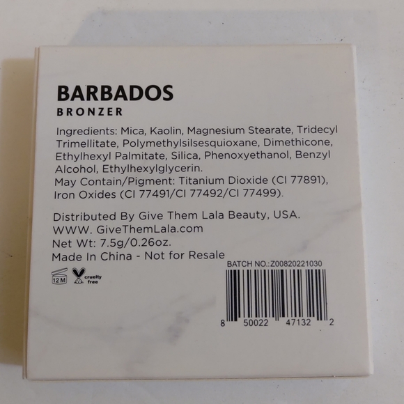 NEW #Give Them LALA Beauty Barbados Bronzer .26z Full Size - Picture 7 of 7